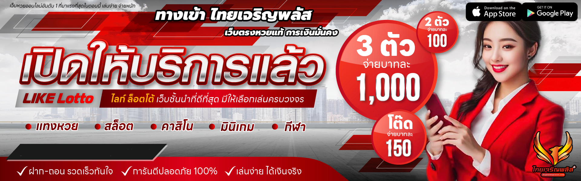 ทางเข้า ไทยเจริญพลัส